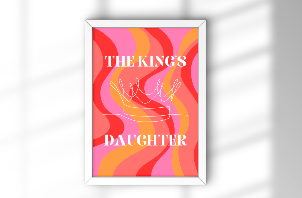 A4 Poster "The King’s Daughter" im Bilderrahmen