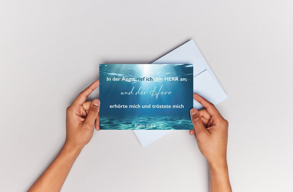 Postkarte Unterwasser