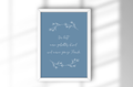 A4 Poster "Mein geliebtes Kind" im Bilderrahmen