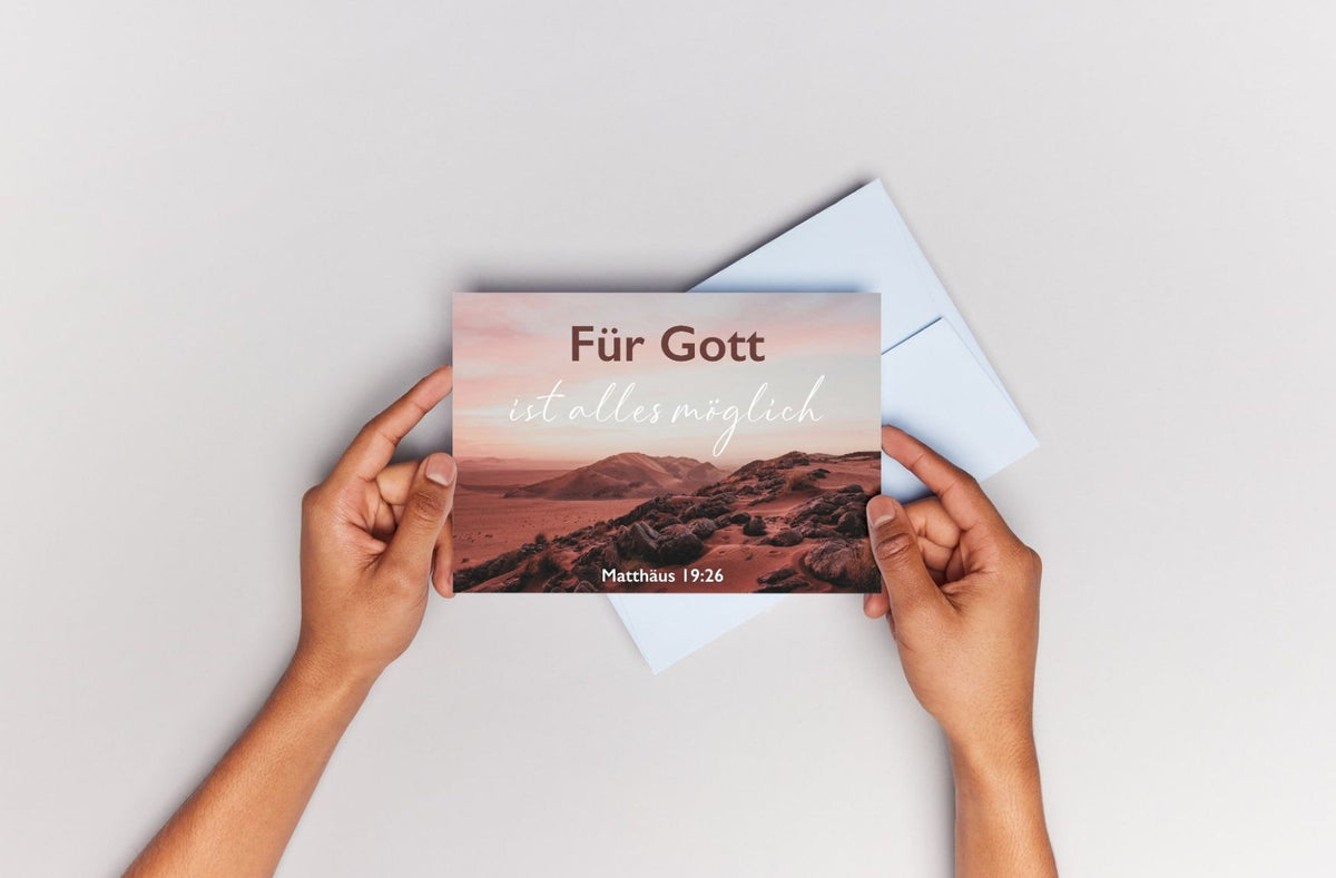 Postkarte Wüste
