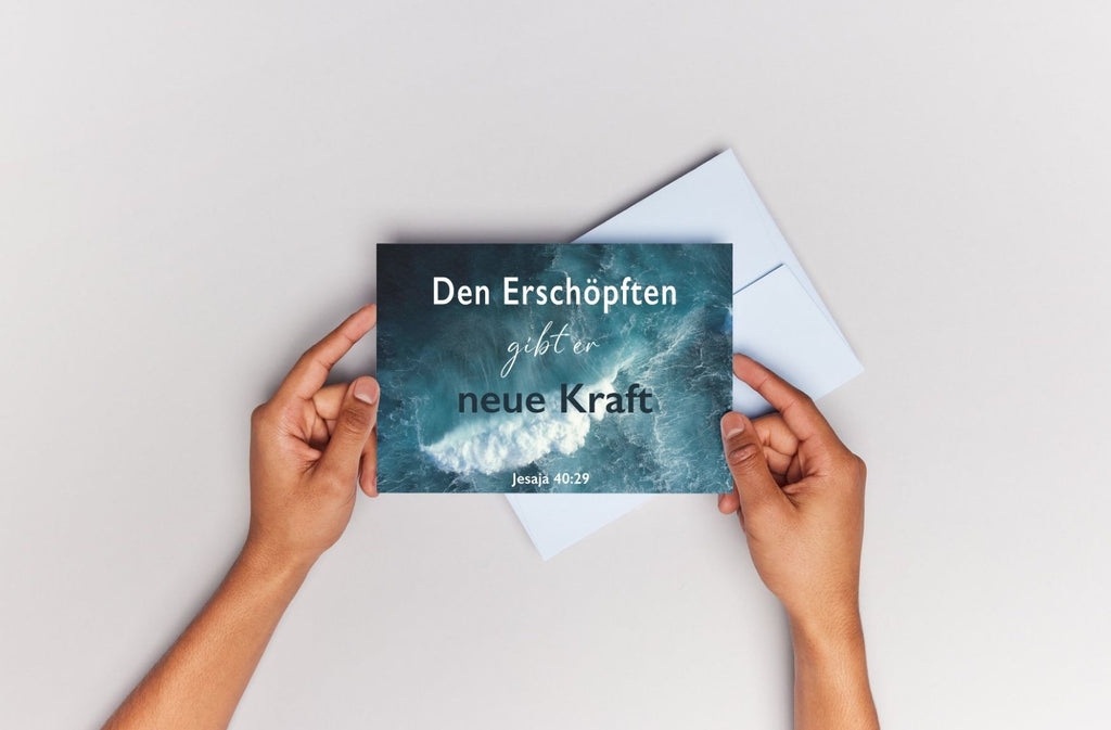 Postkarte Wasser