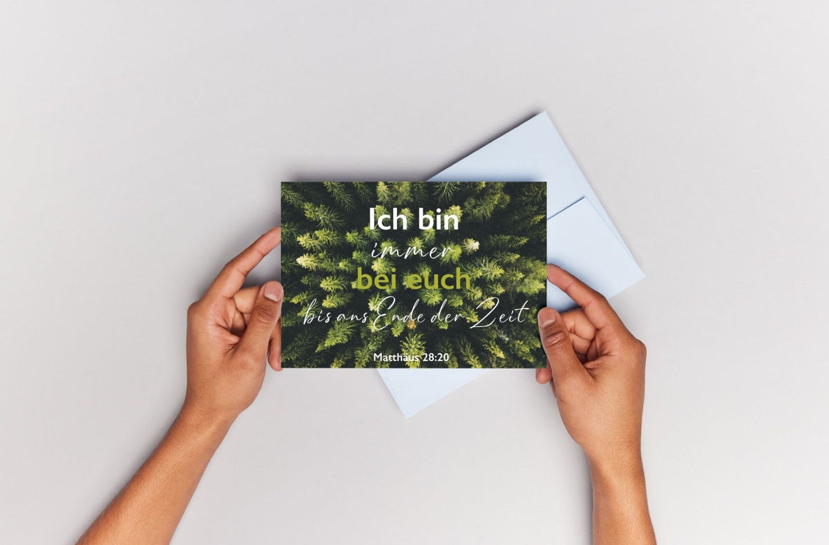 Postkarte Wald