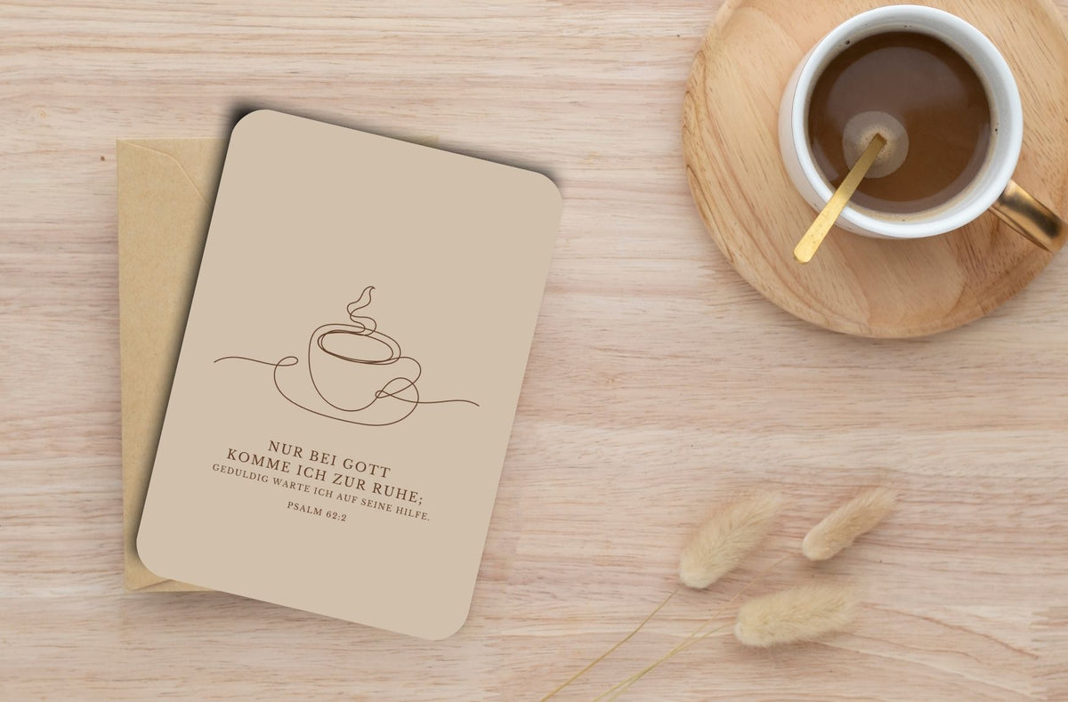 Postkarte Kaffee