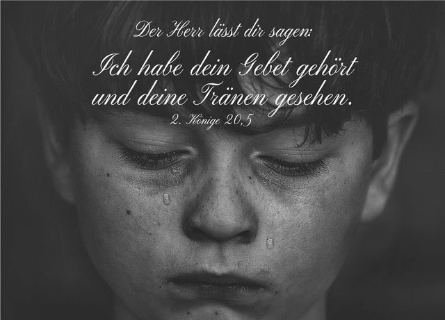 Postkarte   Der Herr lässt dir sagen