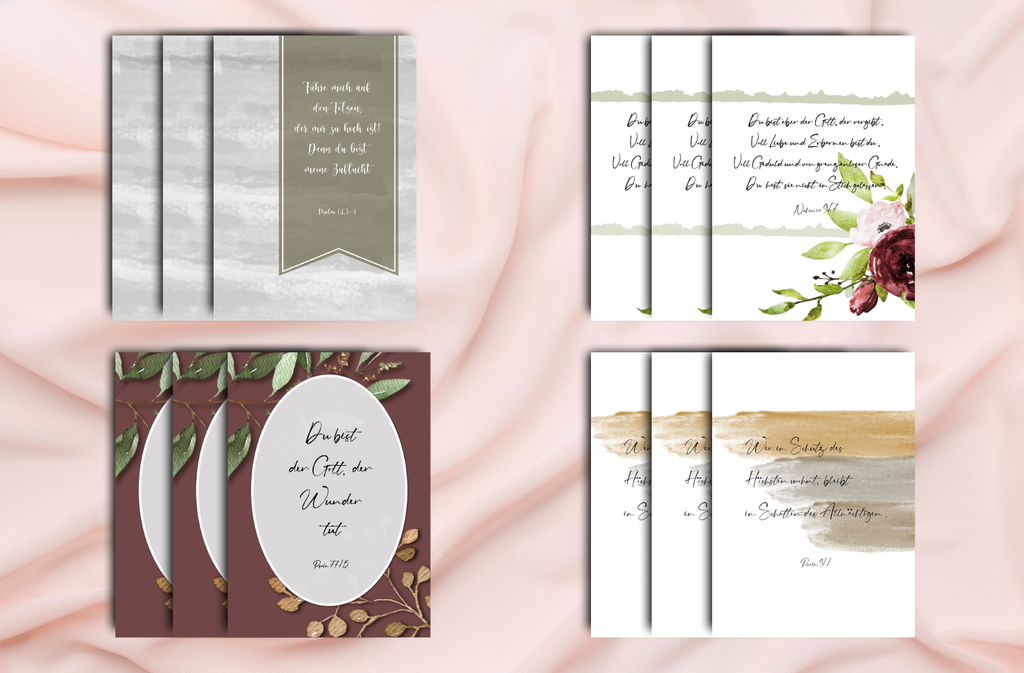 Postkarten-Set mit 12 Graphic-Cards