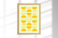 A4 Poster "You never walk alone" im Bilderrahmen