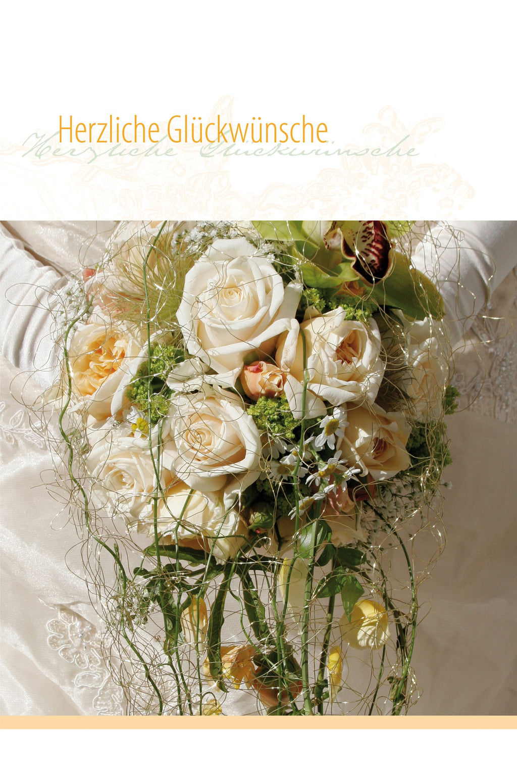 Faltkarte Herzliche Glückwünsche