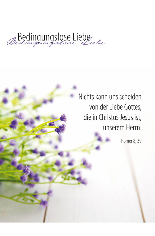 Faltkarte Bedingungslose Liebe