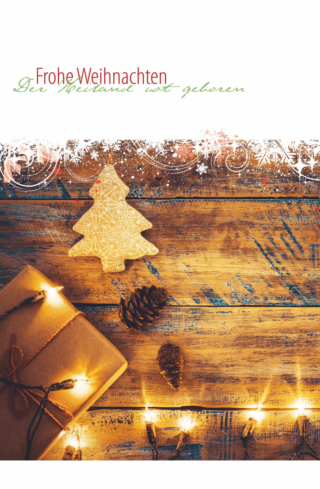 Faltkarte Frohe Weihnachten