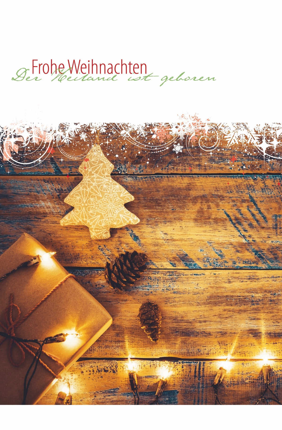 Faltkarte Frohe Weihnachten