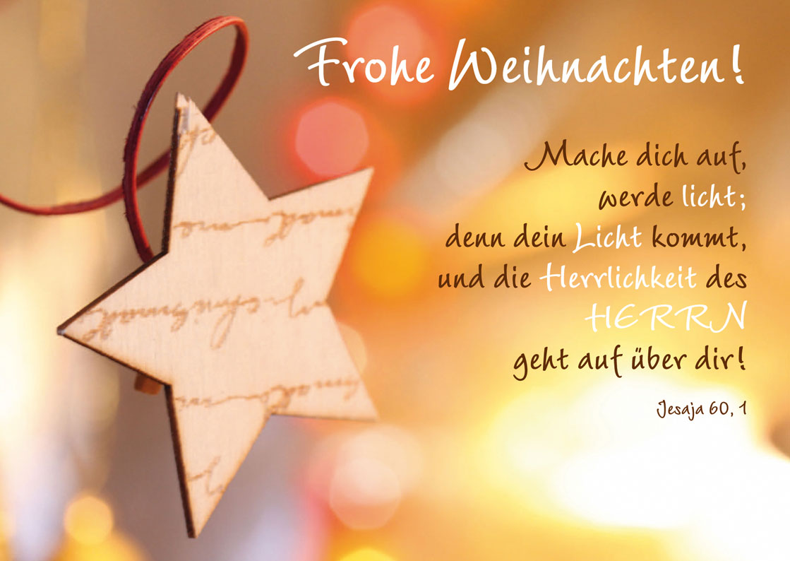 Postkarte  Frohe Weihnachten !