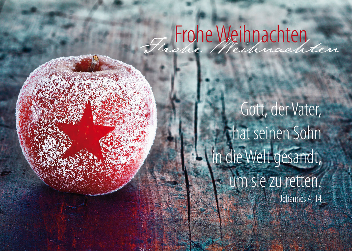 Frohe Weihnachten „Gott, der Vater, hat seinen Sohn...“