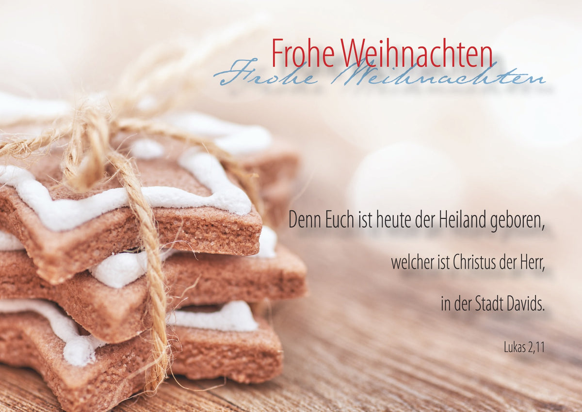 Postkarte Frohe Weihnachten