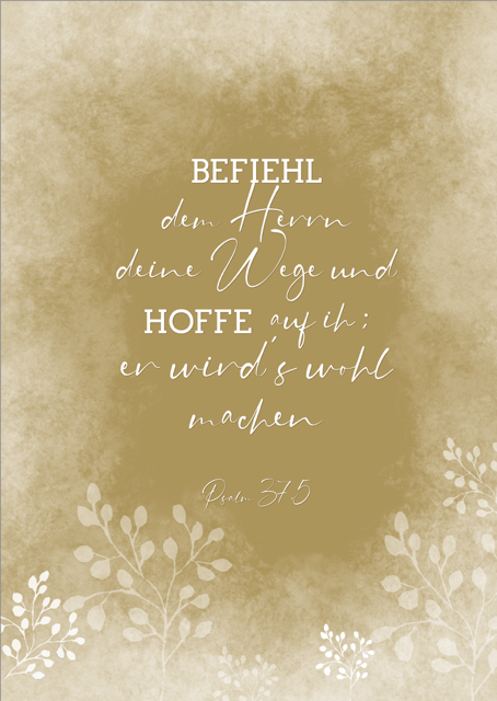 Postkarte Deine Wege