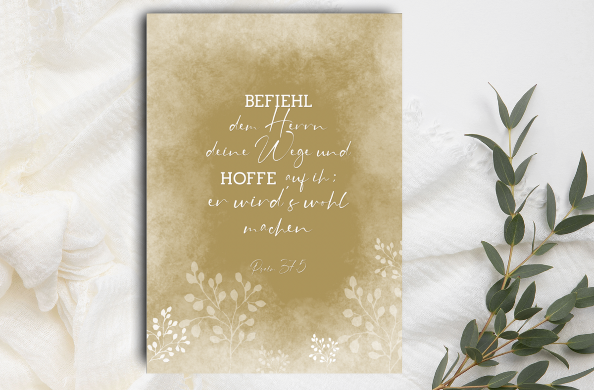 Postkarte Deine Wege