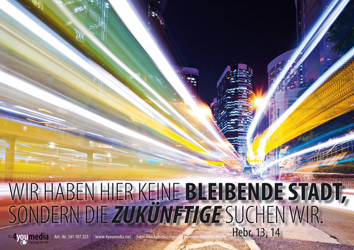 Poster A4 Jahreslosung 2013 - Citylights