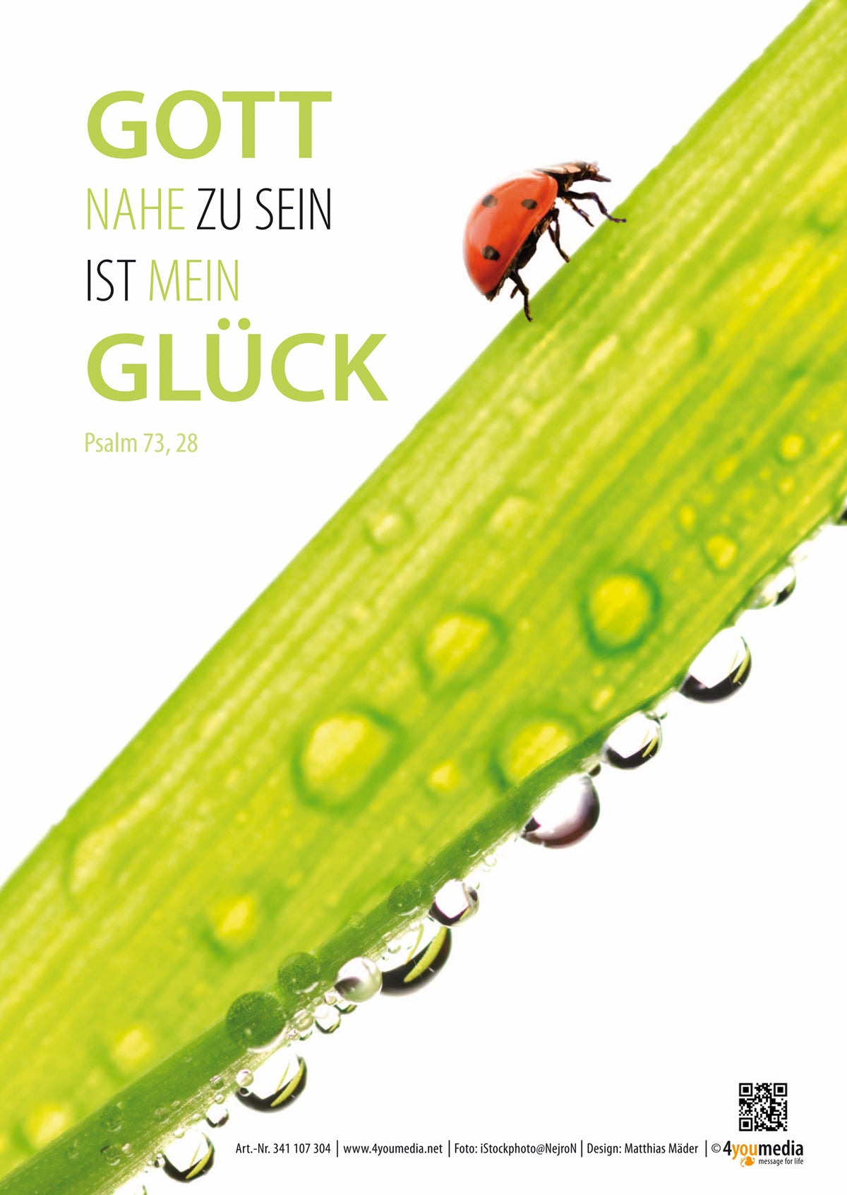 Poster A4 Jahreslosung 2014