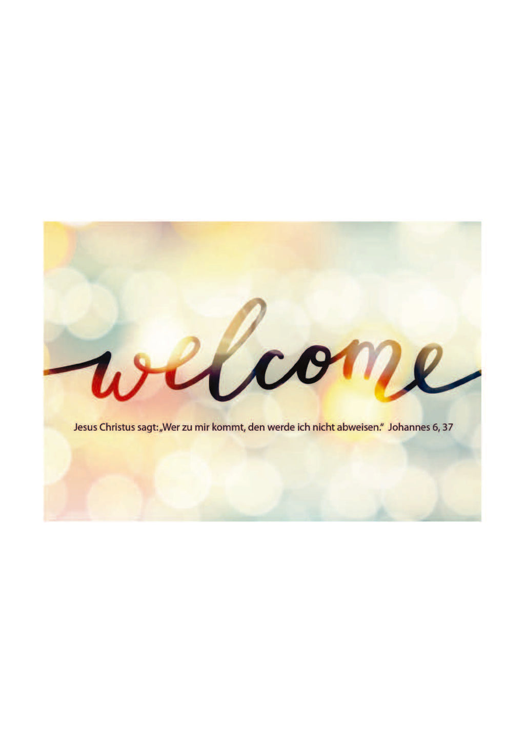 Poster A3 Jahreslosung 2022 Jesus Christus sagt