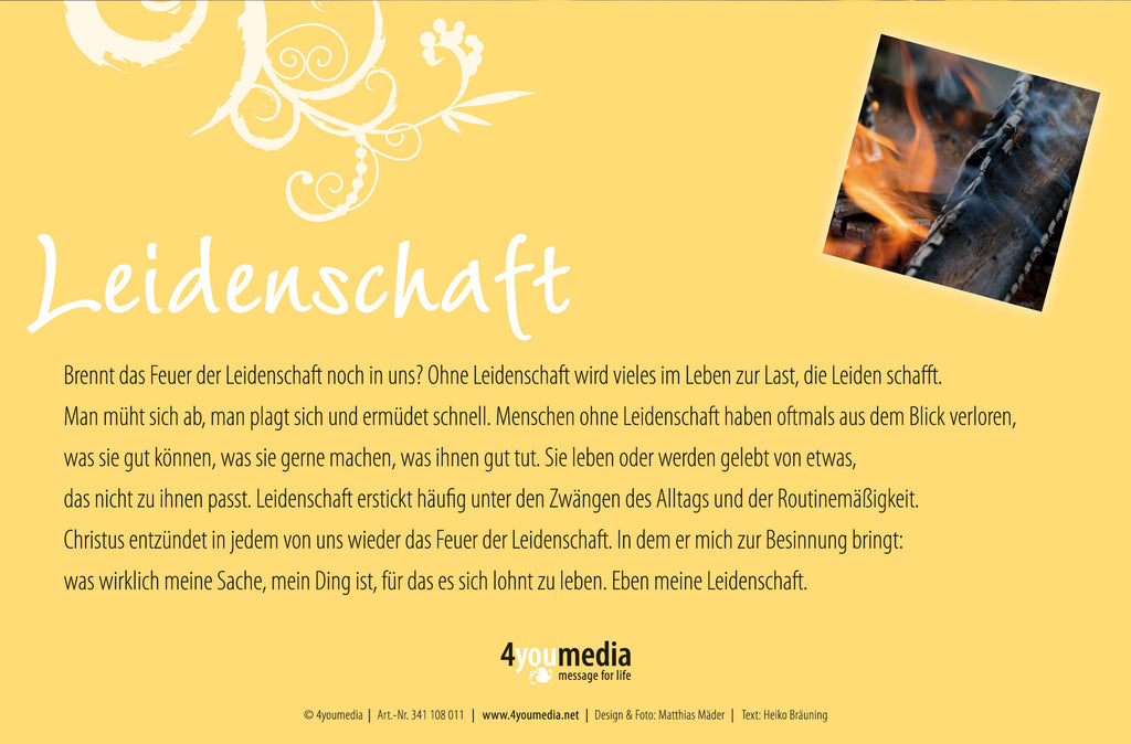 Ich bin gekommen, ein Feuer anzuzünden