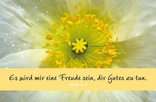 Es wird mir eine Freude sein