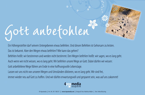 Befiehl dem Herrn deine Wege