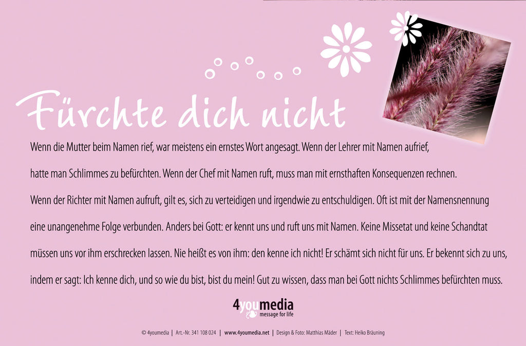 So spricht der Herr...