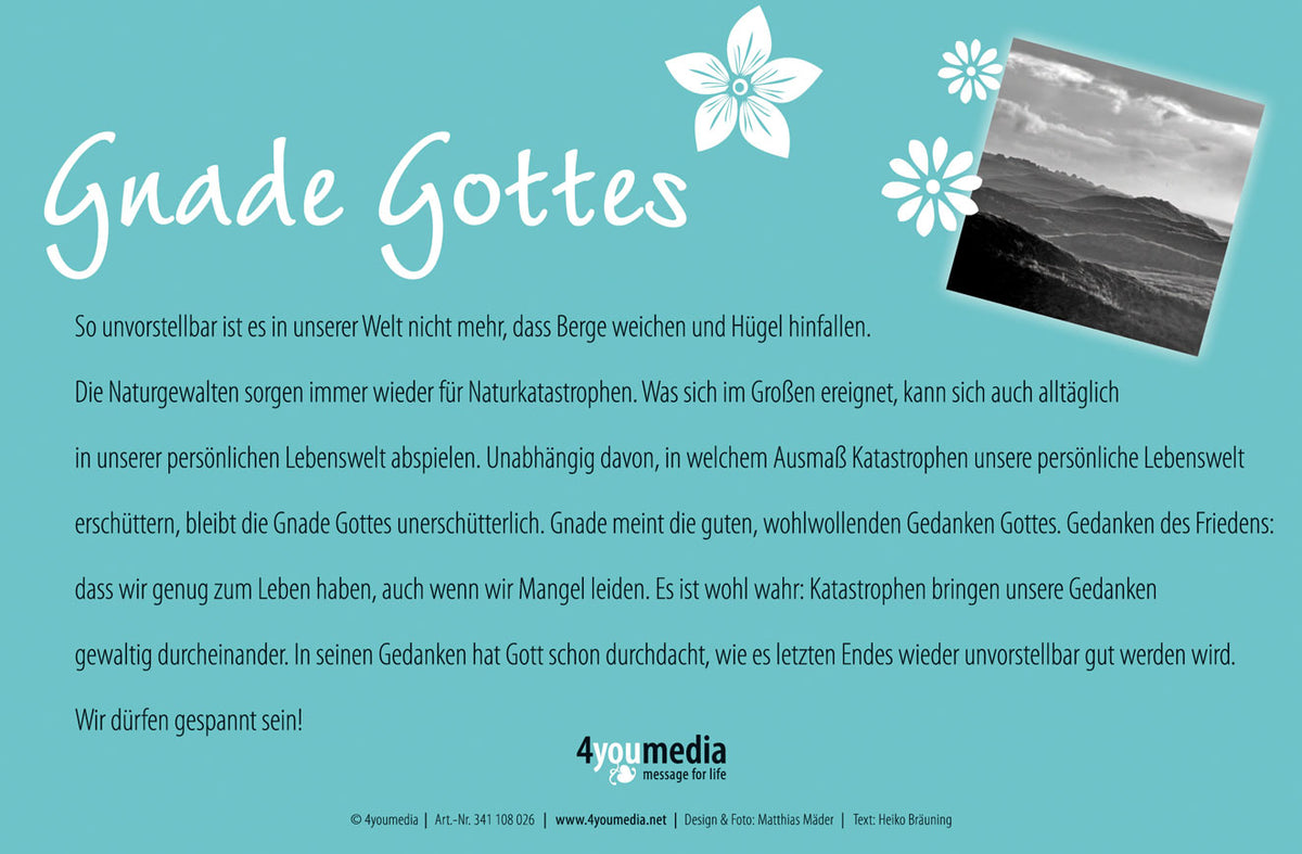 Es sollen wohl Berge weichen...
