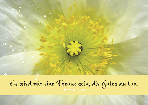 Es wird mir eine Freude sein