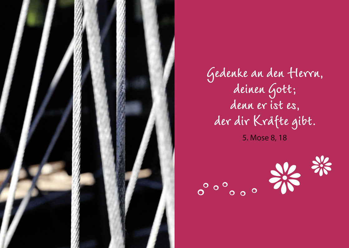 Gedenke an den Herrn