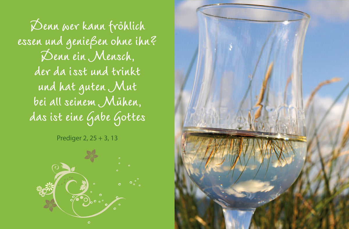 „Gott sei Dank“ Denn wer kann fröhlich essen...