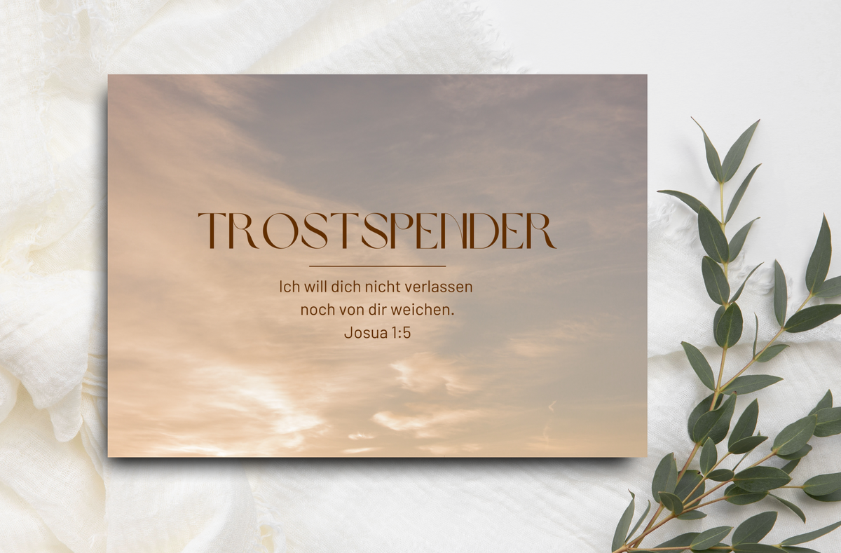 Postkarte Trostspender