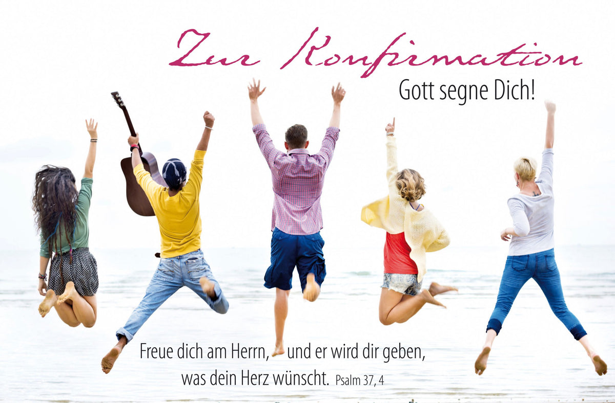 Faltkarte Zur Konfirmation