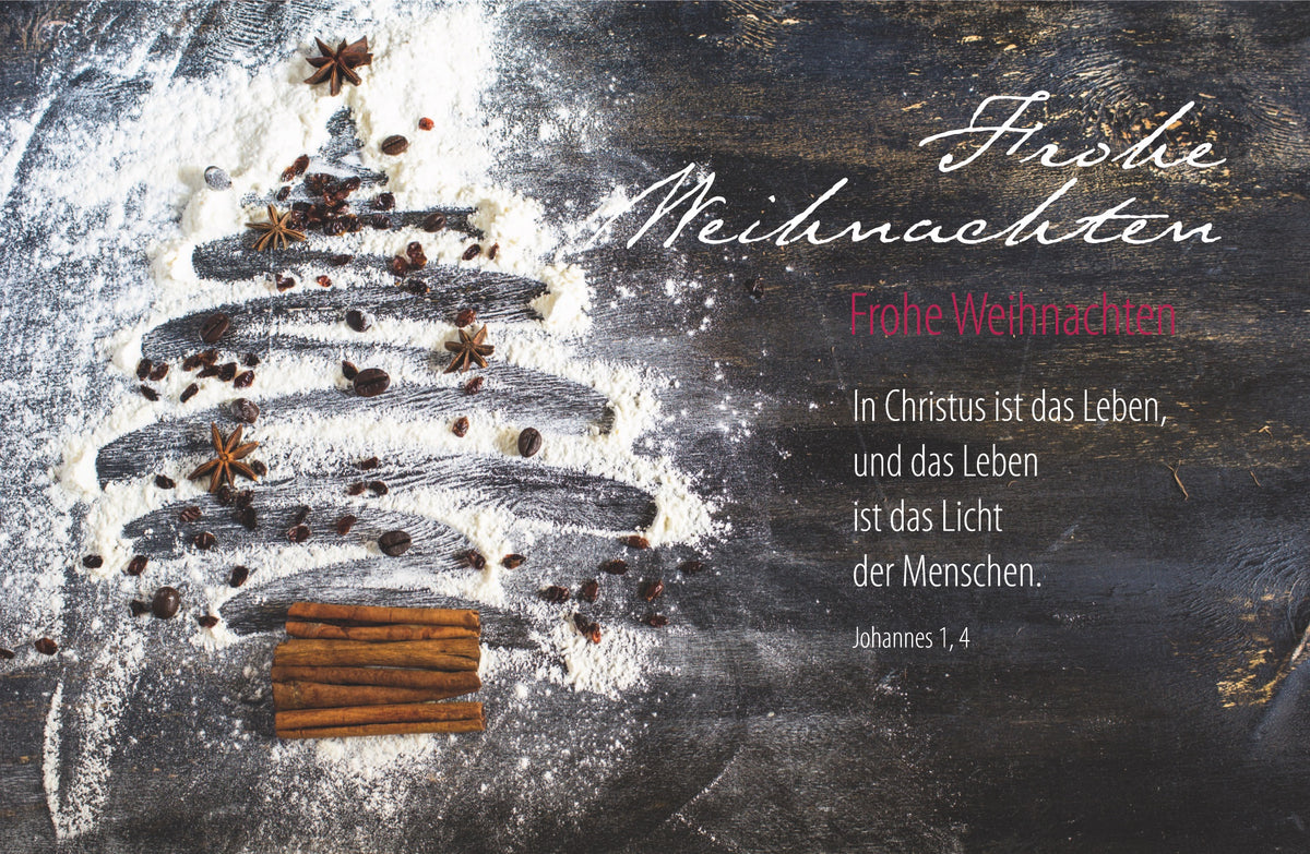 Faltkarte Frohe Weihnachten