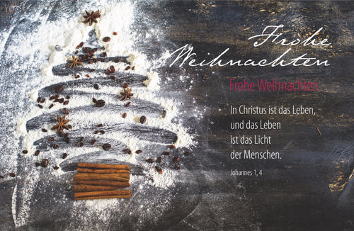 Faltkarte Frohe Weihnachten