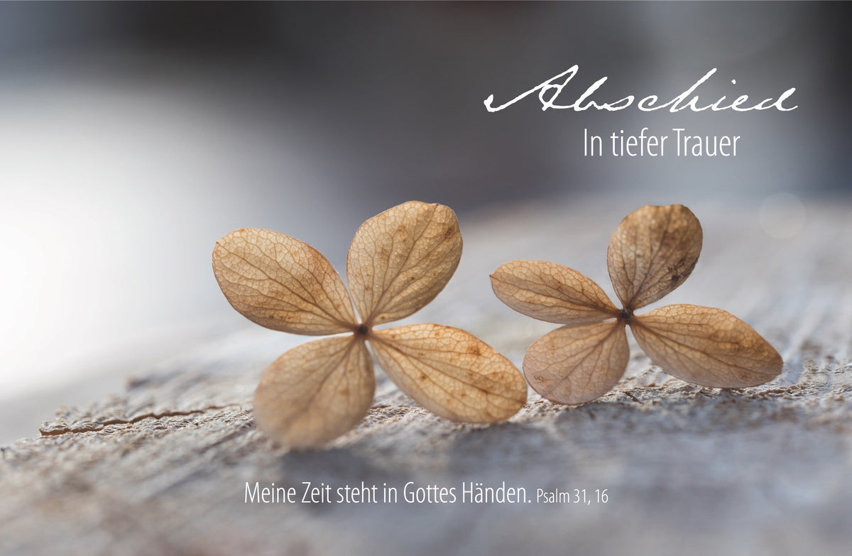 Faltkarten "Trauer" Paket 1
