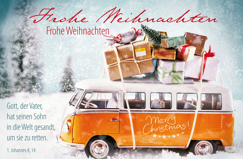 Faltkarte Frohe Weihnachten