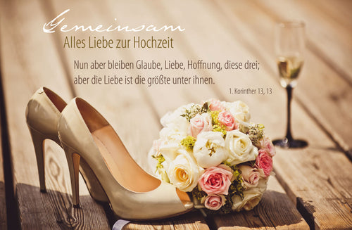 Faltkarte Alles Liebe zur Hochzeit