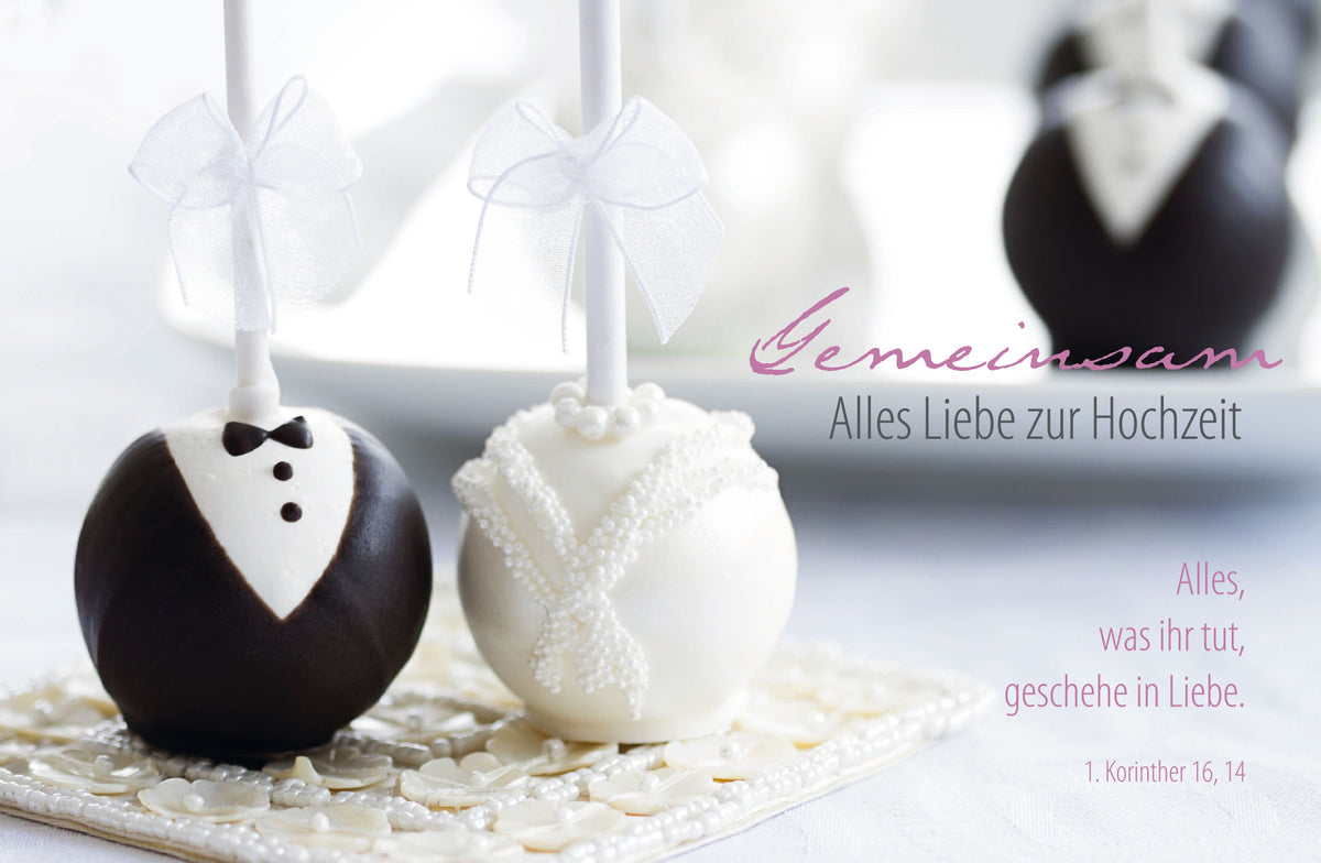 Faltkarte Alles Liebe zur Hochzeit
