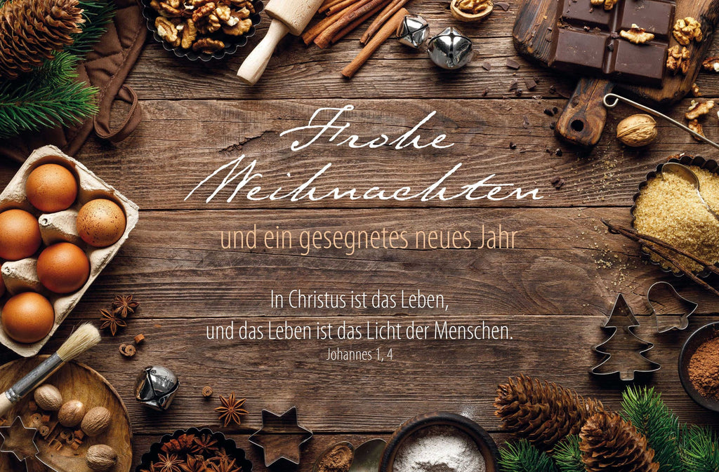 Faltkarte Frohe Weihnachten