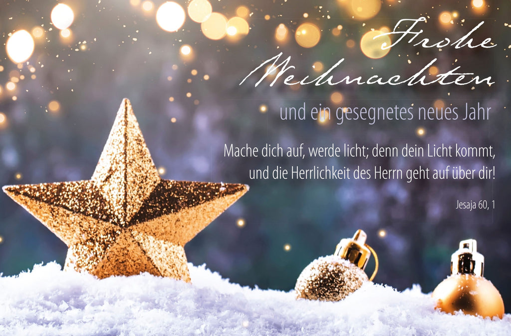Faltkarte Frohe Weihnachten