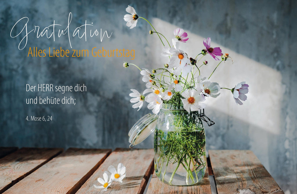 Faltkarte - Gratulation - Alles Liebe zum Geburtstag