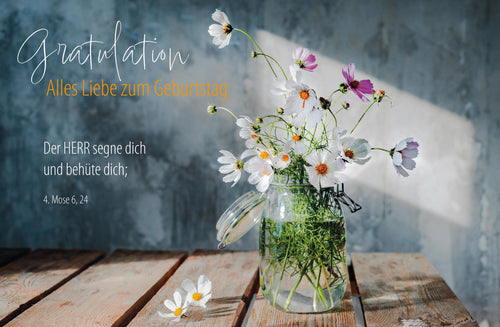 Faltkarte - Gratulation - Alles Liebe zum Geburtstag