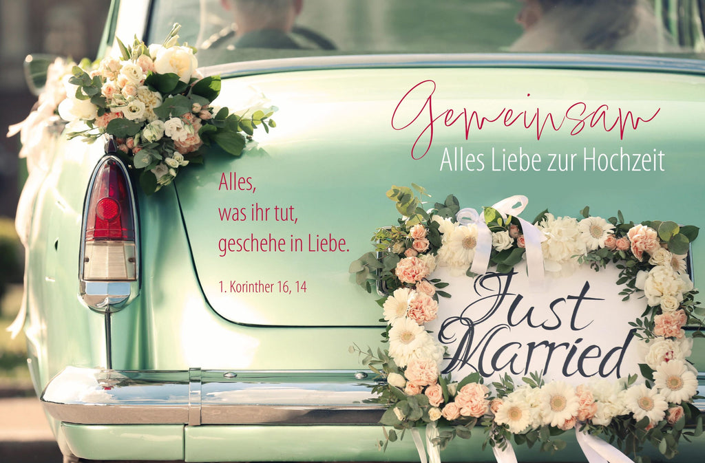 Faltkarte  Gemeinsam - Alles Liebe zur Hochzeit