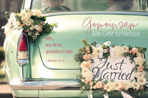 Faltkarte  Gemeinsam - Alles Liebe zur Hochzeit