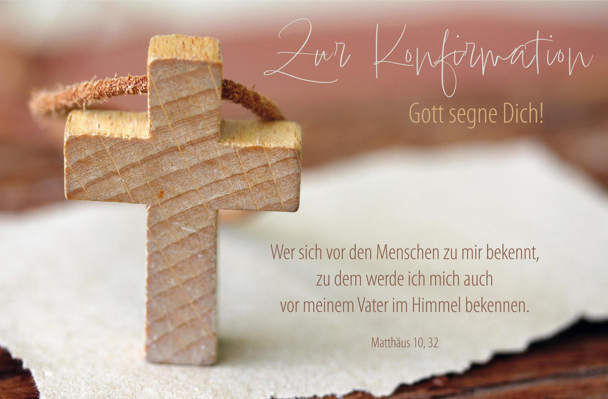Faltkarte Zur Konfirmation