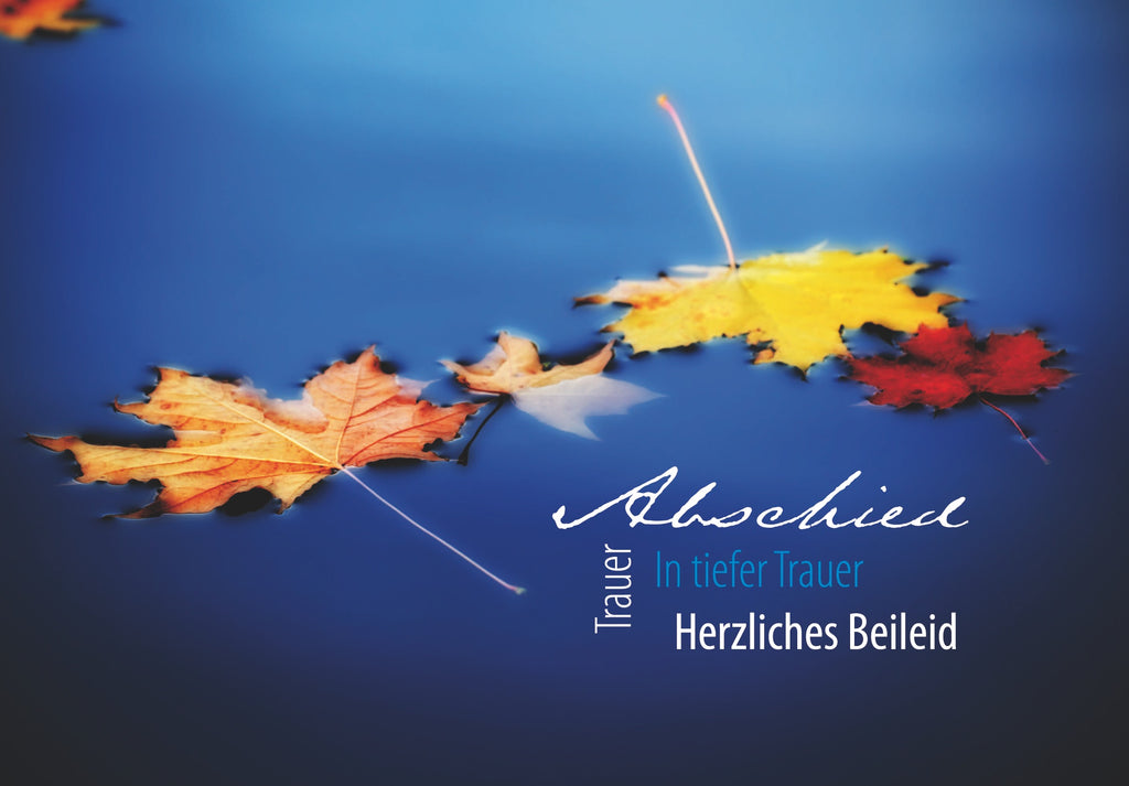 Postkarte Abschied