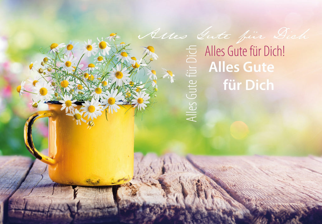 Postkarte Alles Gute für Dich