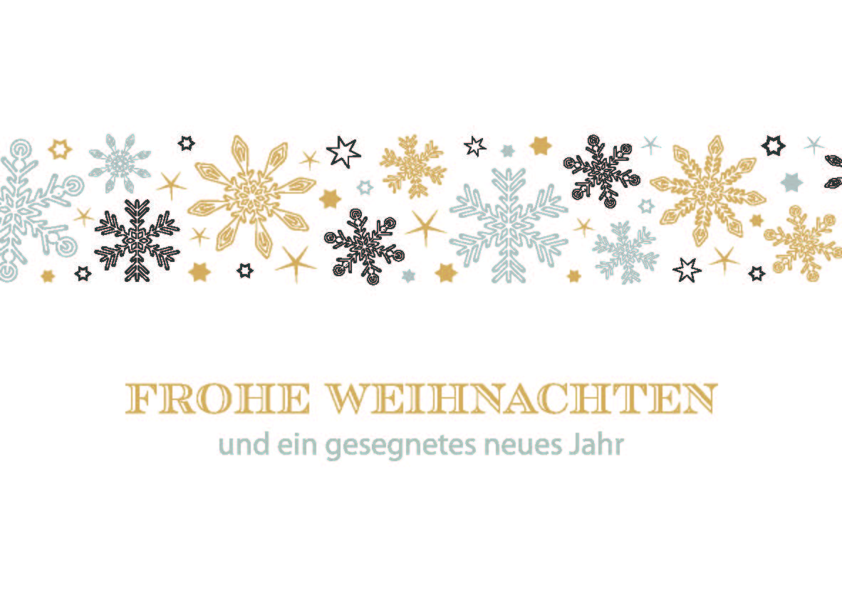 Weihnachtspostkarte Frohe Weihnachten