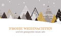 Weihnachtspostkarte Frohe Weihnachten