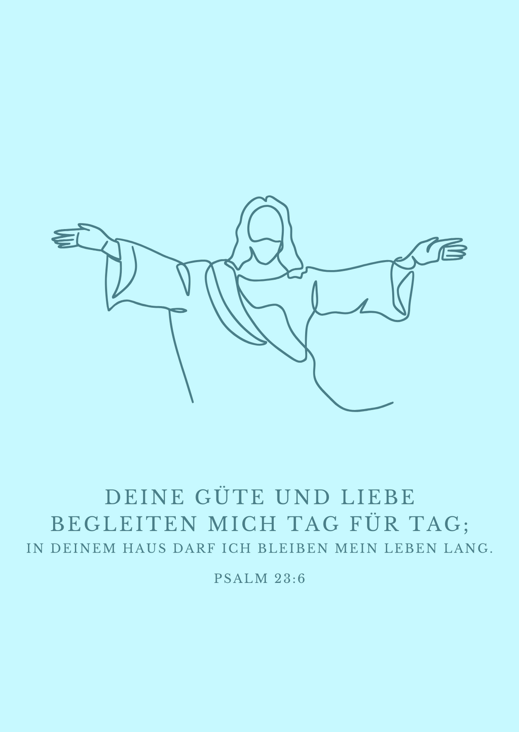 Postkarte Jesus